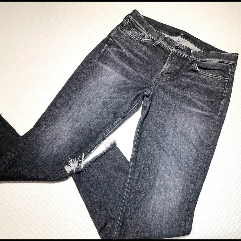 7 for all of mankind black jeans